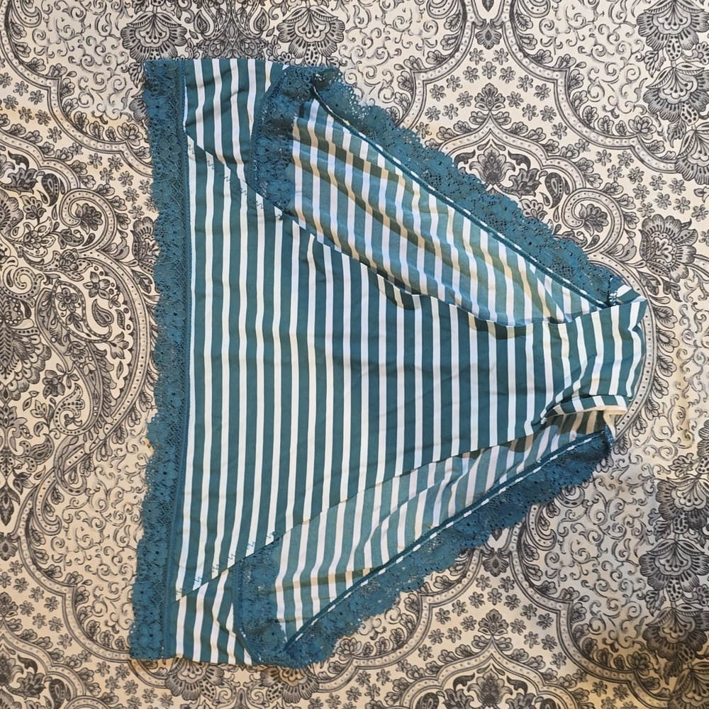 NWOT Green & White panties